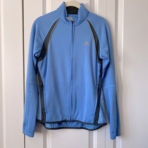 Adidas Climawarm running jacket in blue, M